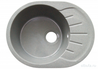 Мойка матовая S-23 (серый) SIMGRAN 570х440х190 мм с сифоном в комплекте