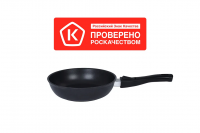 Сковорода 220/50мм Кукмара "Традиция", съемная ручка, антипригарное покрытие, с222а
