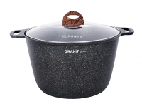 Кастрюля 10 л "Granit ultra" (blue) Кукмара, с антипригарным покрытием, кгг102а