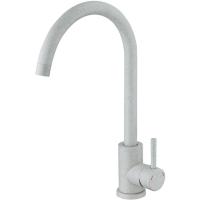 FRAP смеситель для кухни шаровый D35мм F40899-2, нержавеющая сталь,  светло-серый