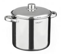 Кастрюля нерж.  9л "Гретта" метал. крышка Катунь КТ04-D-90