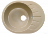Мойка матовая S-23 (бежевый) SIMGRAN 570х440х190 мм с сифоном в комплекте