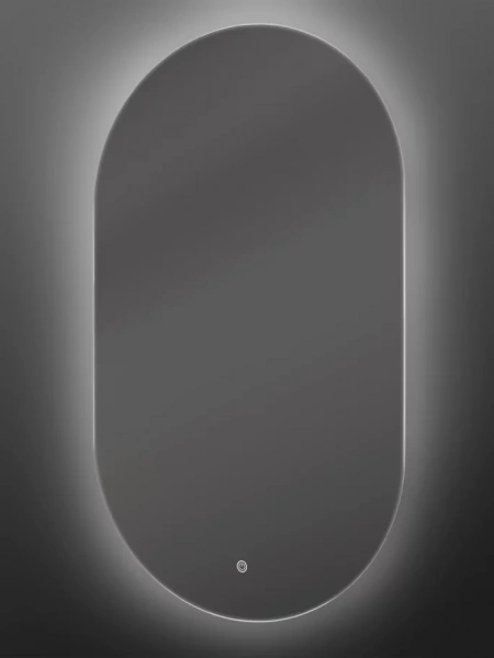 Зеркало  с подсветкой "Alone Arco" 500*900 сенсорное, влагостойкое