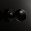 Ручки дверные ALLUR ART COLLECTION "SFERA" BL (59150), цвет матовый черный. (Комплект ручек 2 шт)