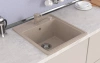 Мойка матовая S-13 (песок) SIMGRAN 565х505х190 мм с сифоном в комплекте